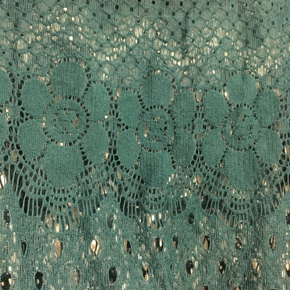 Annalee and Hope forest green lace top - Picture 5 of 5